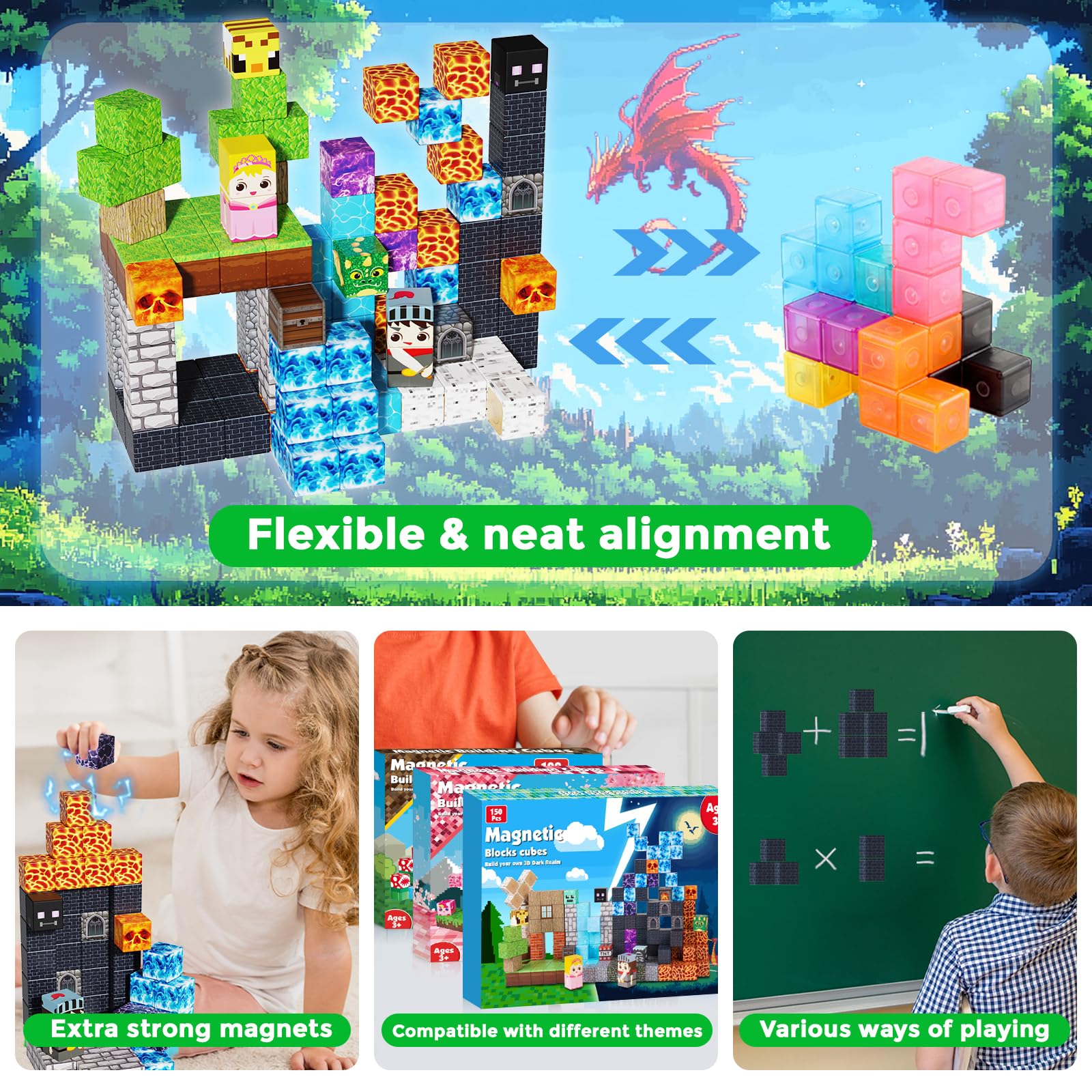 Magnetopia Montessori-style play improves hand-eye coordination and fine motor skills