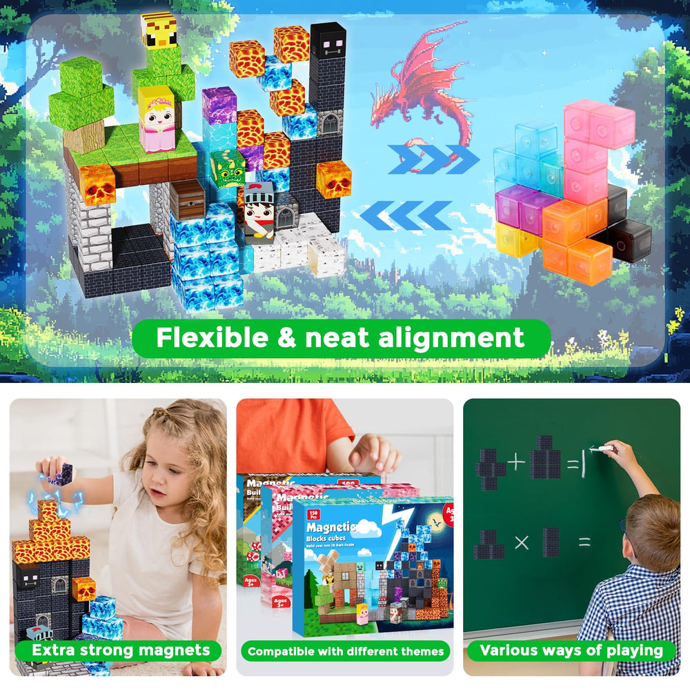 Magnetopia Montessori-style play improves hand-eye coordination and fine motor skills