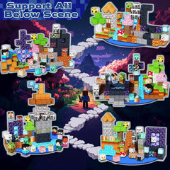 Magnetopia blocks in 58 colors spark diverse building ideas.