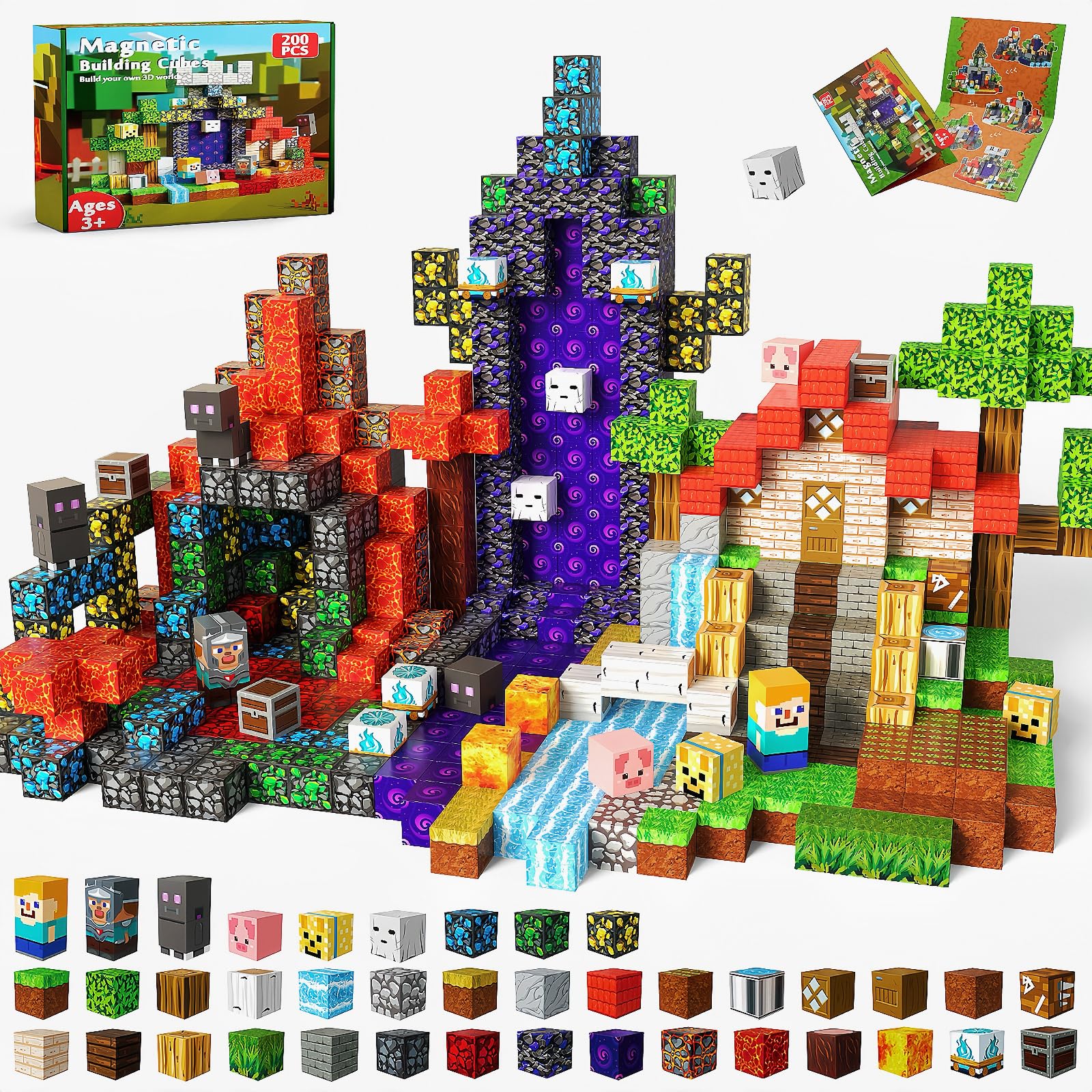 Magnetopia Magnetic Blocks portal theme in action sparks imaginative play.