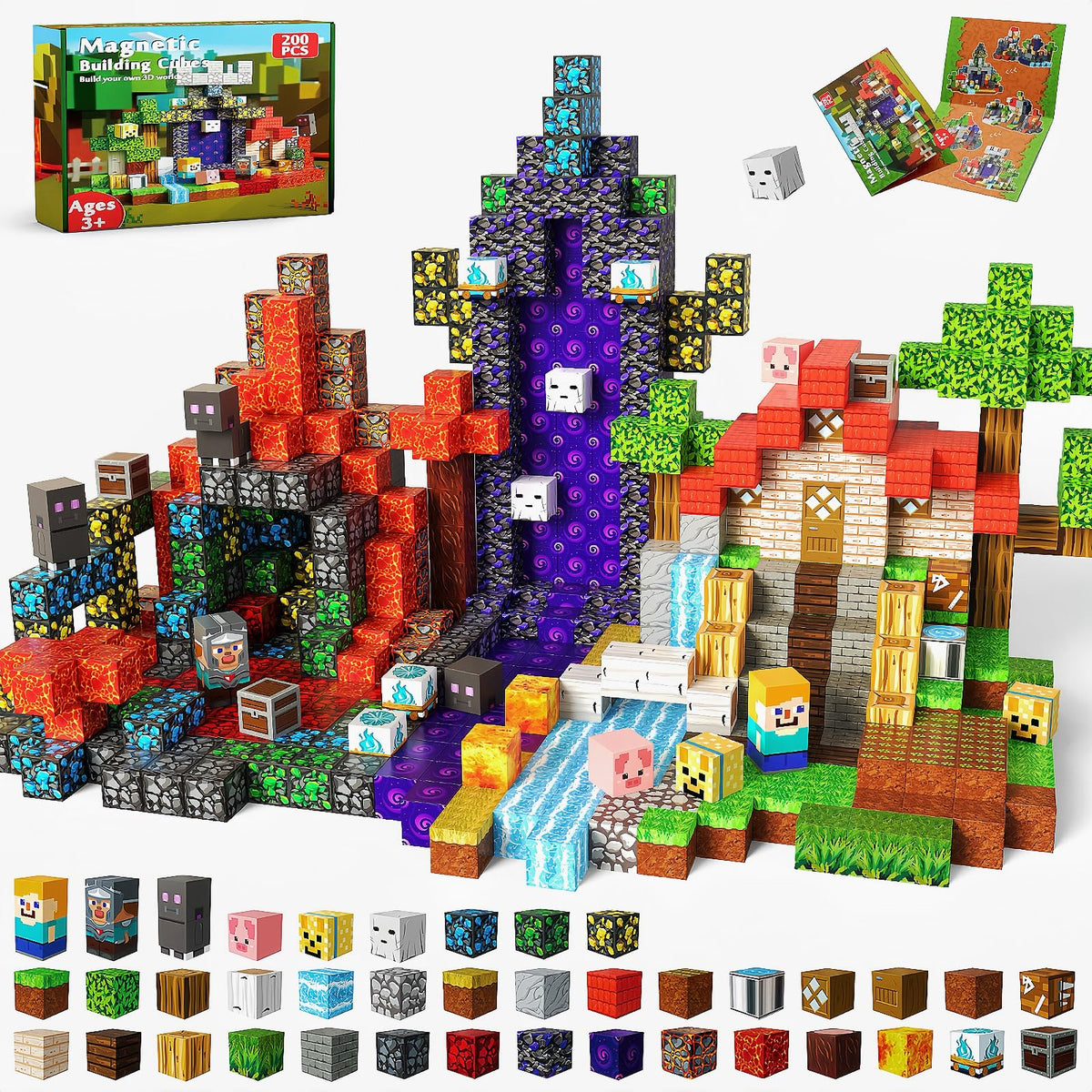 Magnetopia Magnetic Blocks portal theme in action sparks imaginative play.