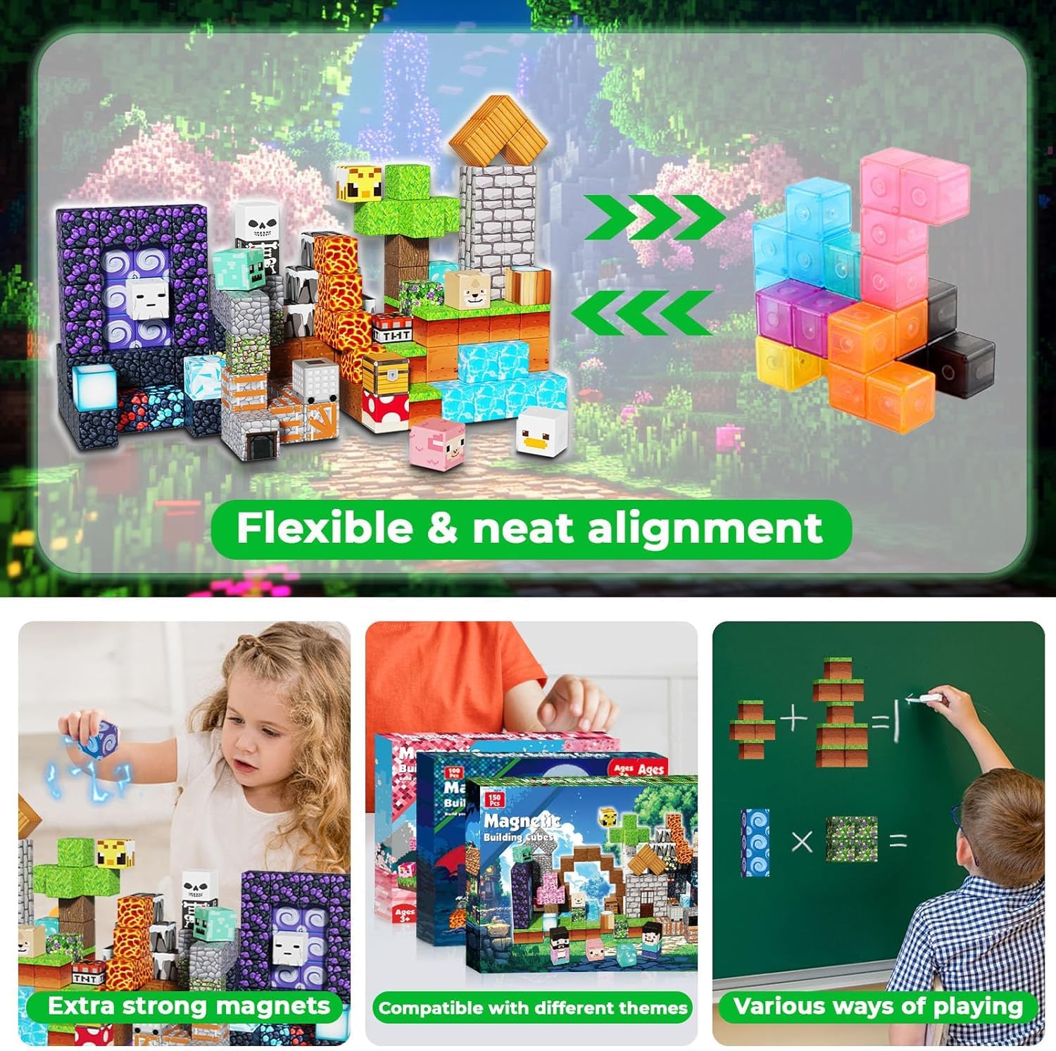 Magnetopia story-based instructions guide creative play and problem solving.