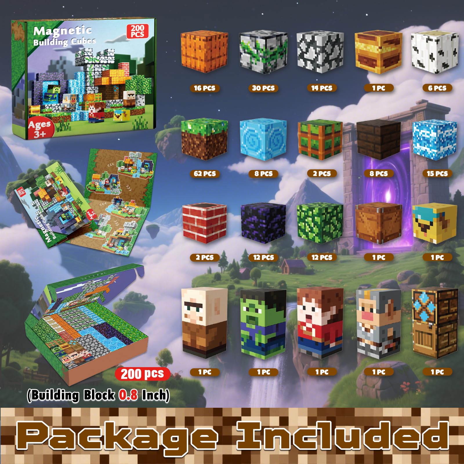 Magnetopia magnetic building blocks cubes—safety-focused, durable ABS with rounded edges.