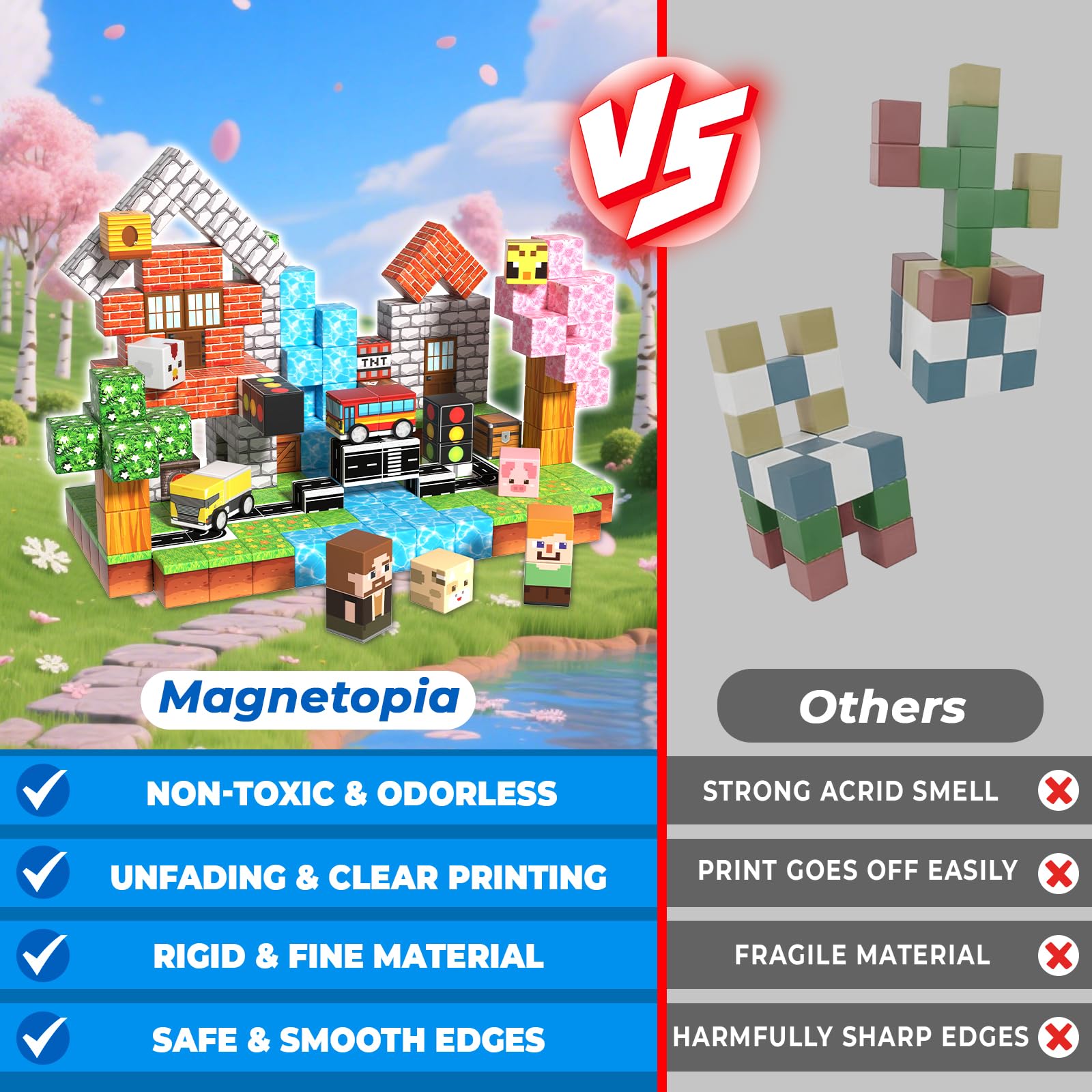 Magnetopia STEM learning tool introduces basic structure concepts through hands-on building.