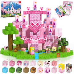 Magneverse 100pcs blocks pink castle set invites imaginative play
