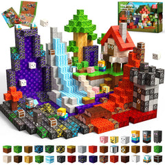 Magneverse 150-pcs magnetic blocks set inspiring creative building and spatial thinking
