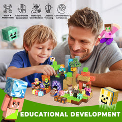 Magneverse 2D and 3D pattern building supports spatial thinking and creativity