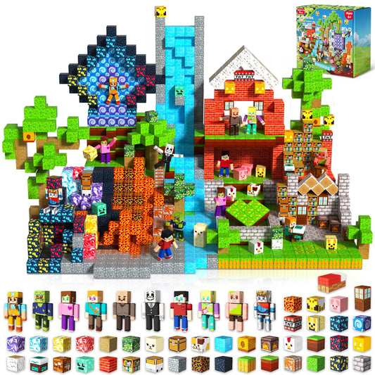 Magneverse 464pcs magnetic blocks set for creative play and spatial thinking.