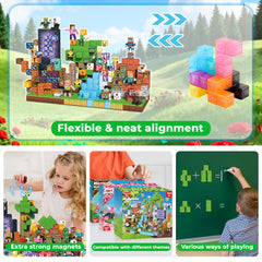Magneverse color and shape recognition through vibrant building blocks.