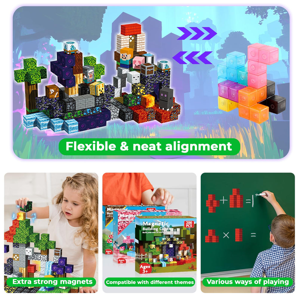 Box and components of Magneverse set showing durable materials.