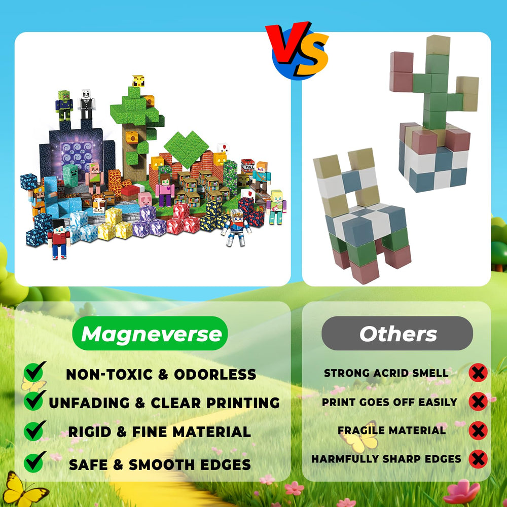 Magneverse family bonding and learning through collaborative building play.