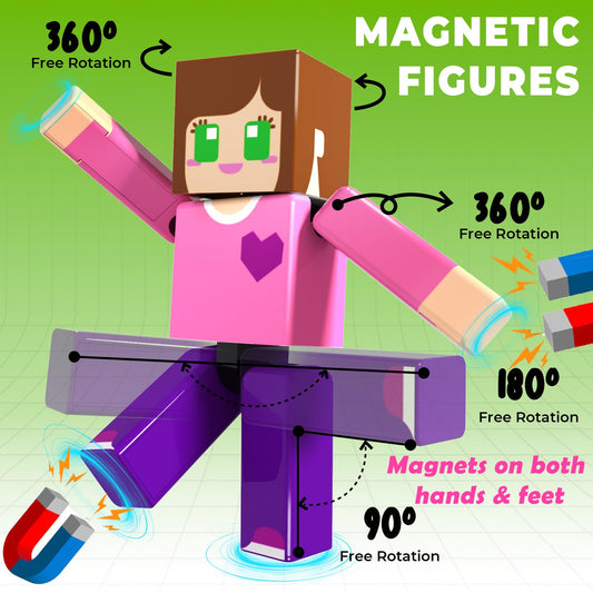 Magneverse magnetic blocks for kids—building play with strong magnets that snap securely for easy assembly