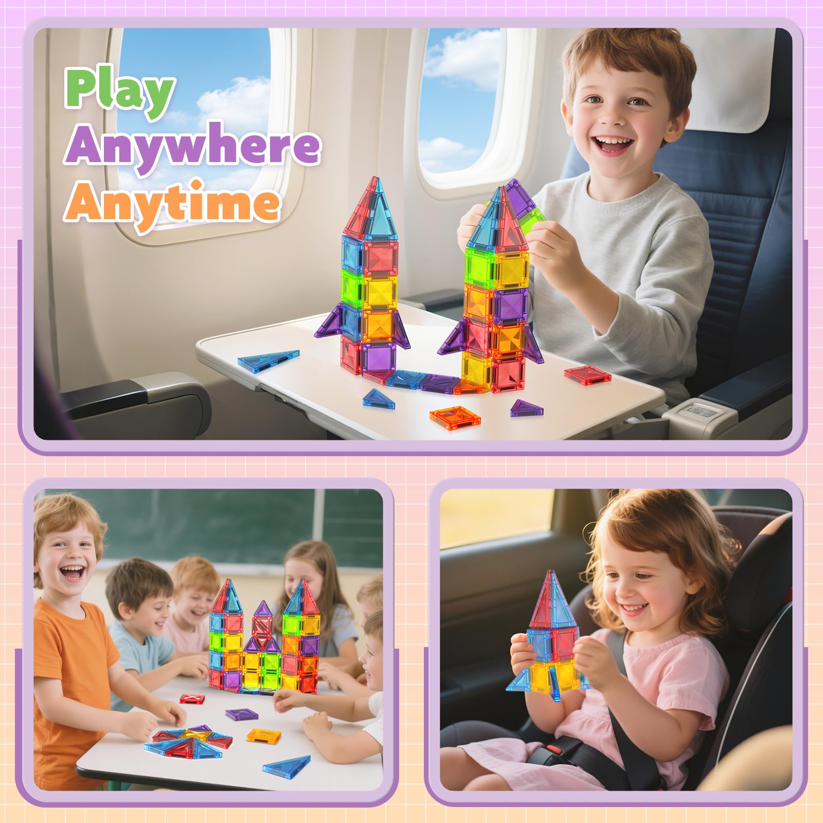 Magneverse Mini Tiles gift-ready packaging for back-to-school and holidays.
