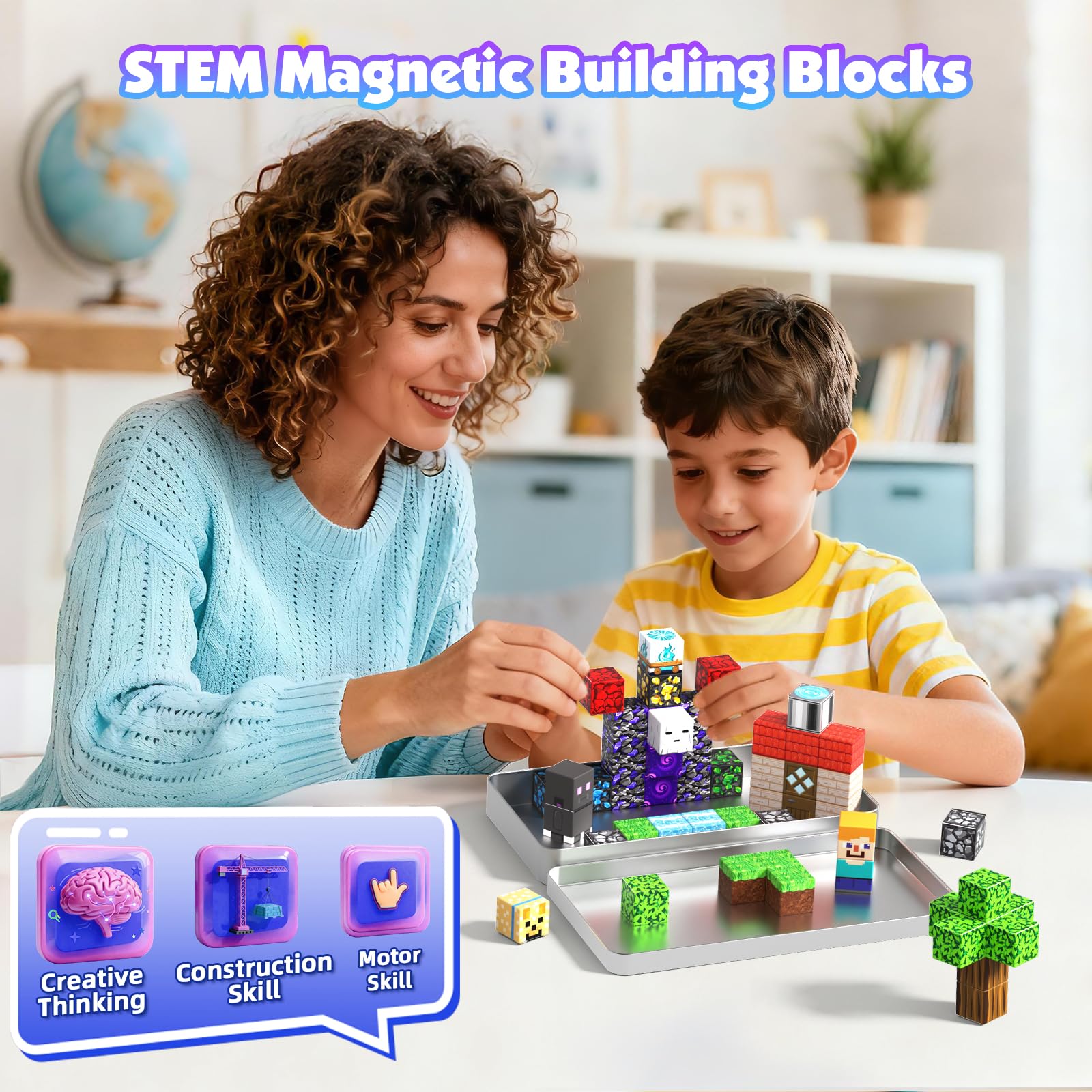 Great gift for kids 3+—Magneverse Portal blocks invite exploration.