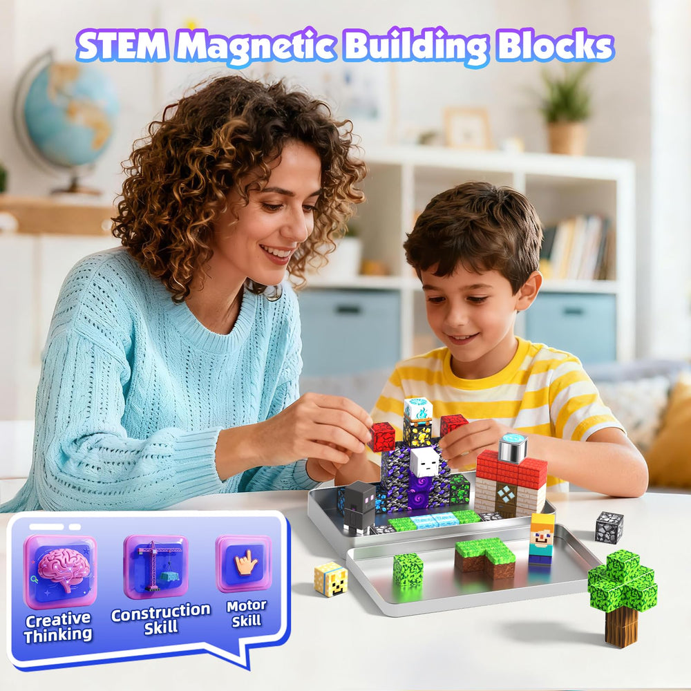 Great gift for kids 3+—Magneverse Portal blocks invite exploration.
