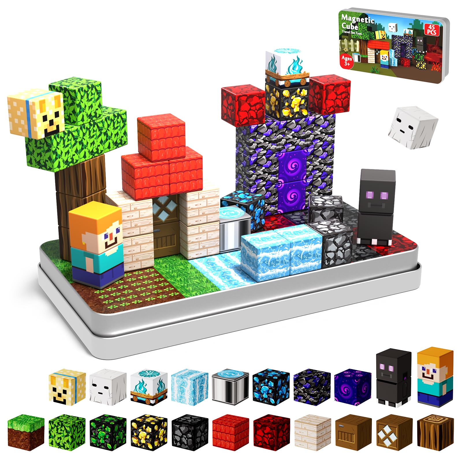 Magneverse Portal mini blocks in a portable box spark creative, on-the-go play.