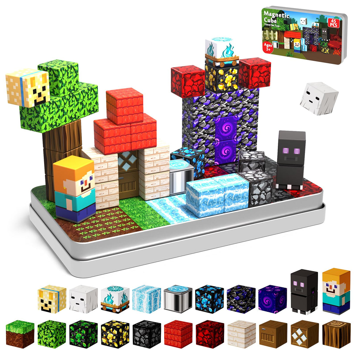 Magneverse Portal mini blocks in a portable box spark creative, on-the-go play.