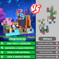 Magneverse safe and durable magnetic toys designed for little hands