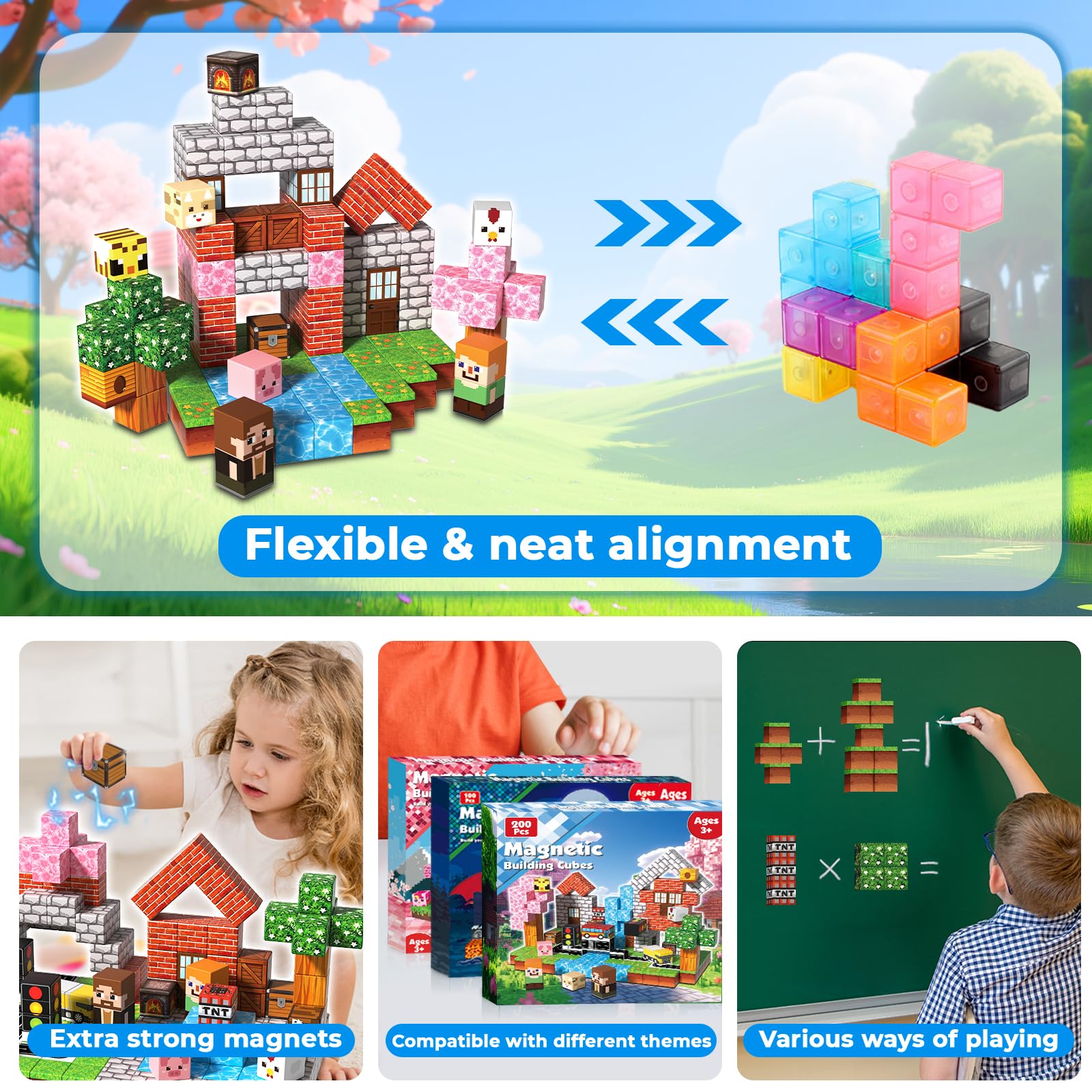 Magneverse safe and durable materials ensure kid-friendly construction.