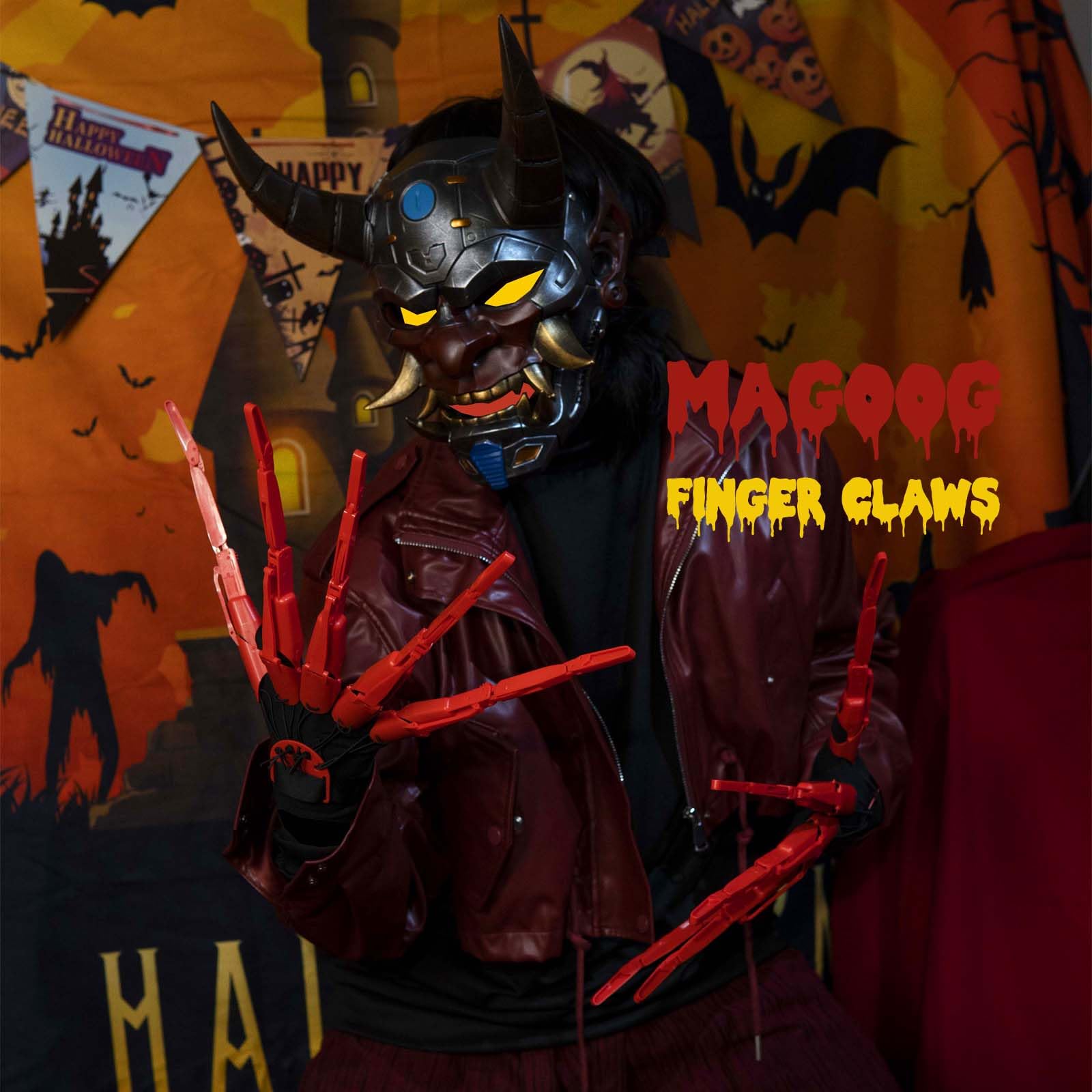 Magoog assembly guide simplifies placing fingers on the frame.