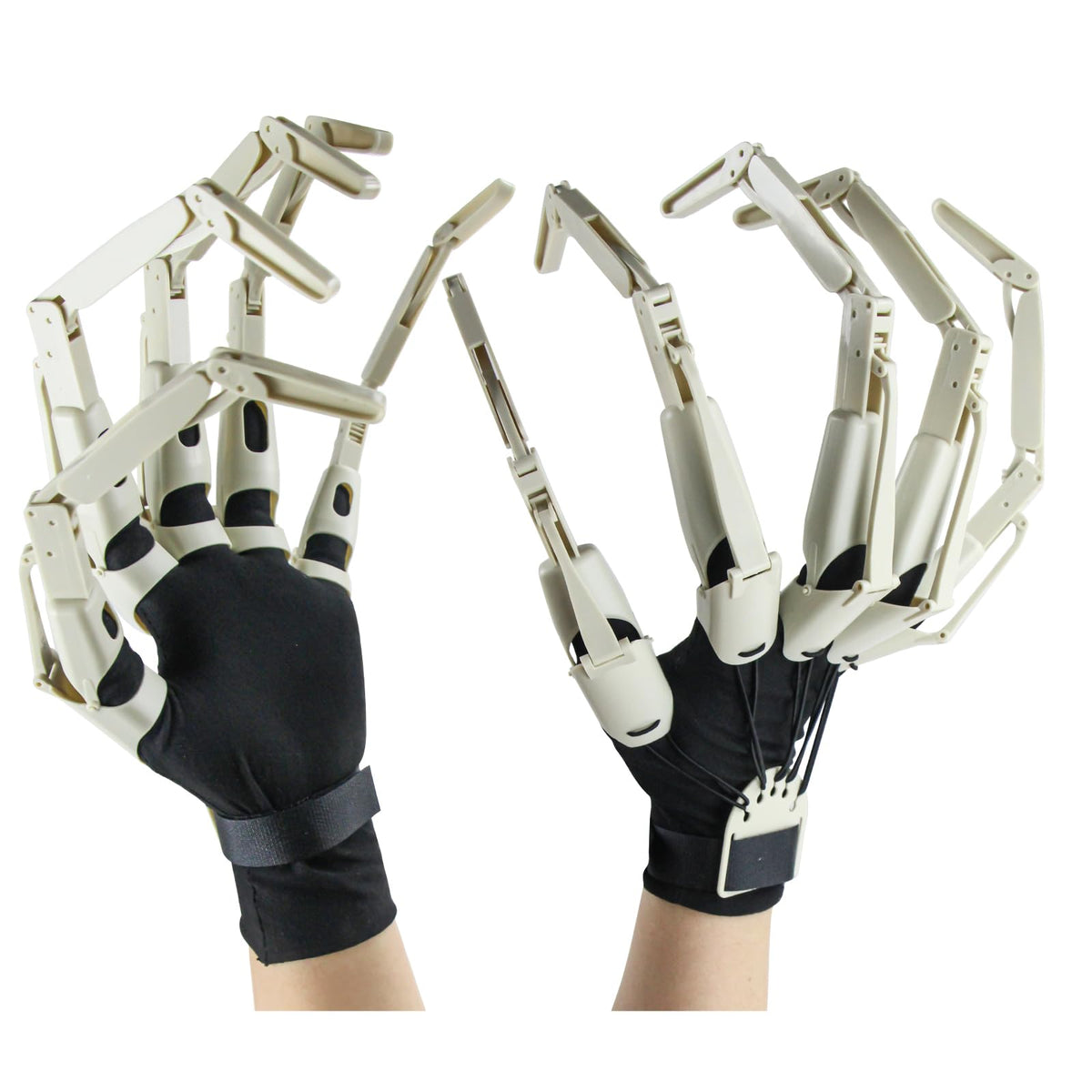 Magoog Halloween articulated fingers frame assembly for easy cosplay setup