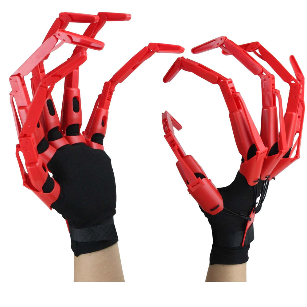 Magoog Halloween articulated fingers with gloves for immersive cosplay.