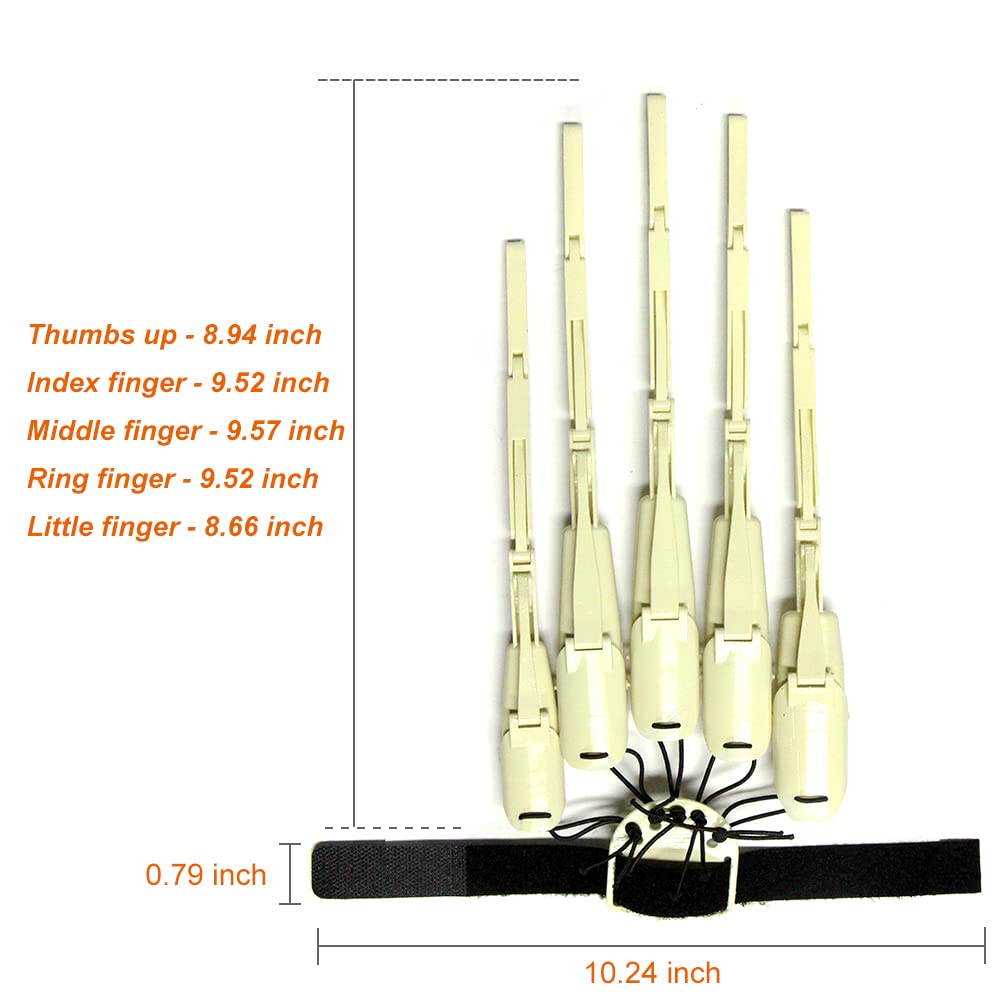 Magoog premium plastic fingers provide lightweight, durable cosplay props