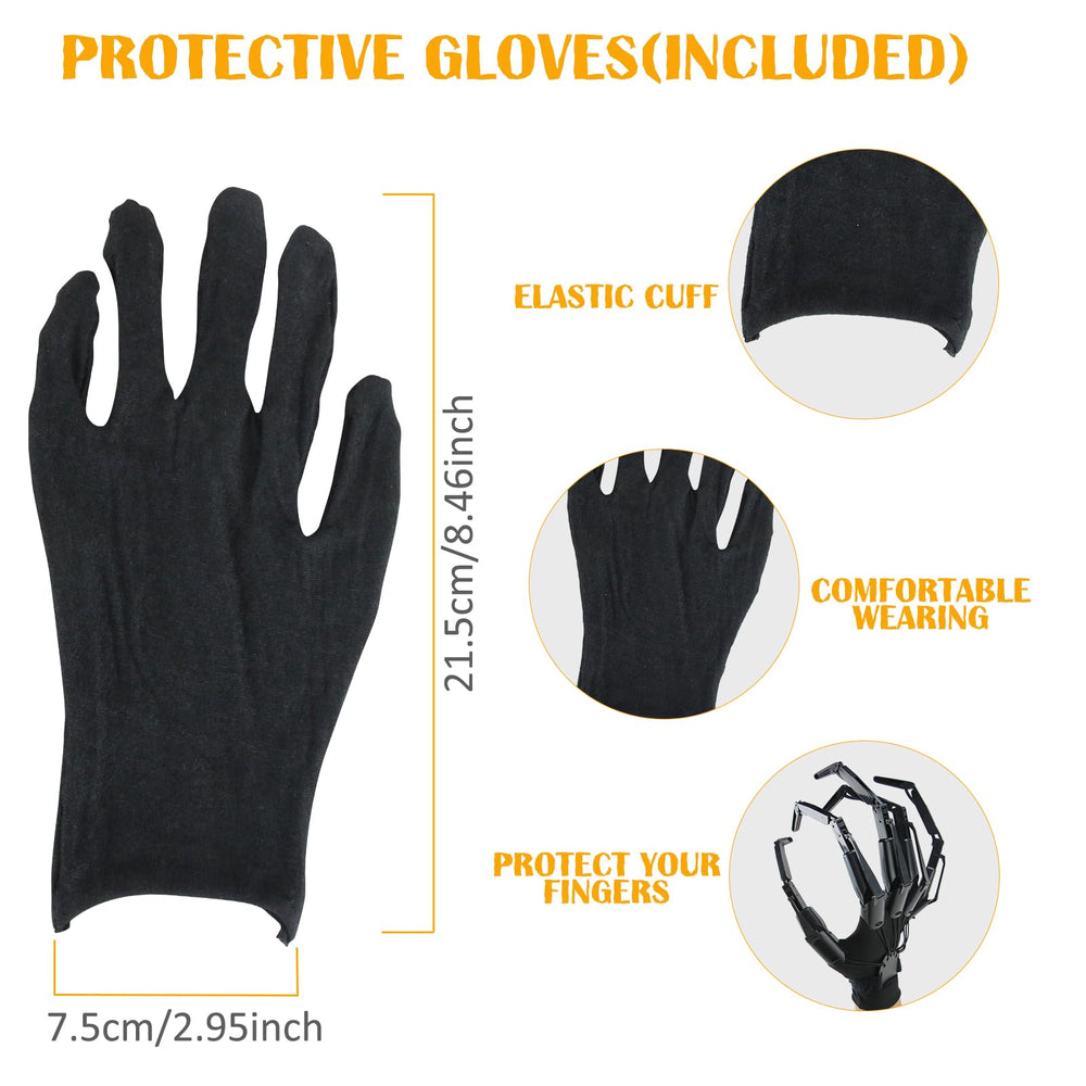 Magoog protective gloves included ensure safer handling during play