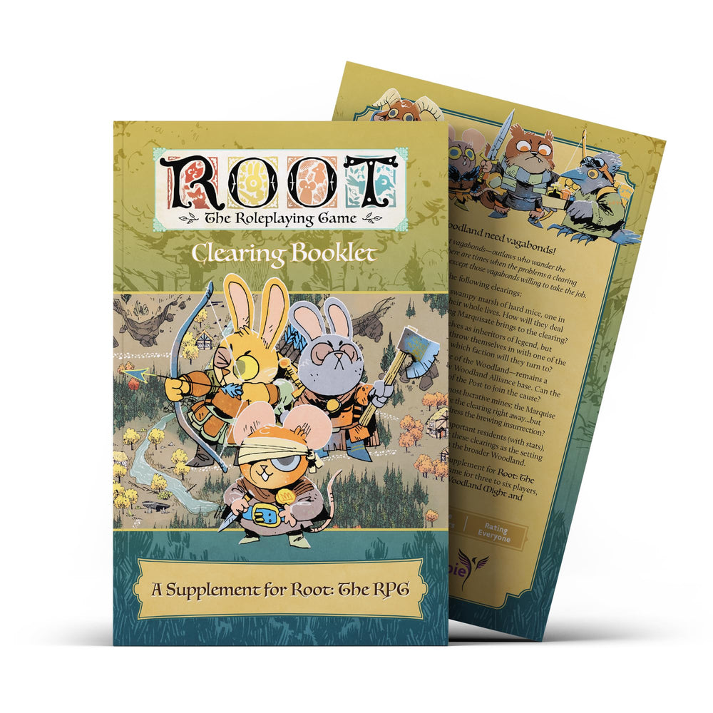 Magpie Games Root Clearing Hookfoot Bog scene with swamp conflicts for immersive play