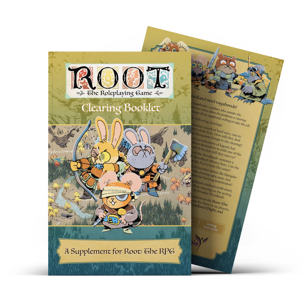 Magpie Games Root Clearing Hookfoot Bog scene with swamp conflicts for immersive play