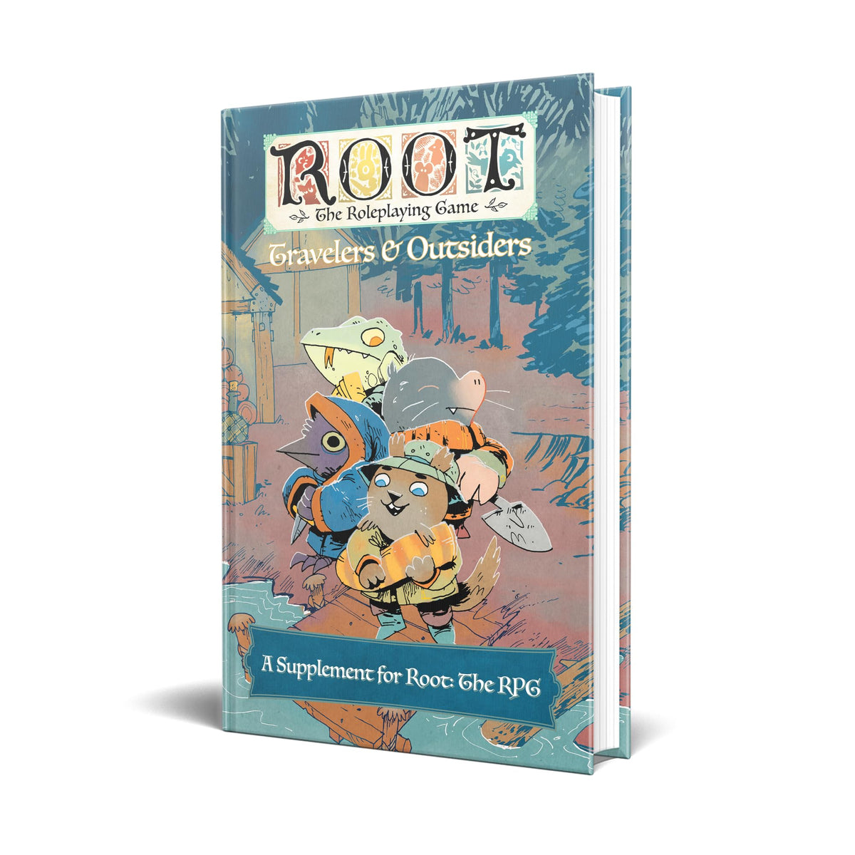 Magpie Games Root Travelers & Outsiders expansion cover showcases new factions for campaigns