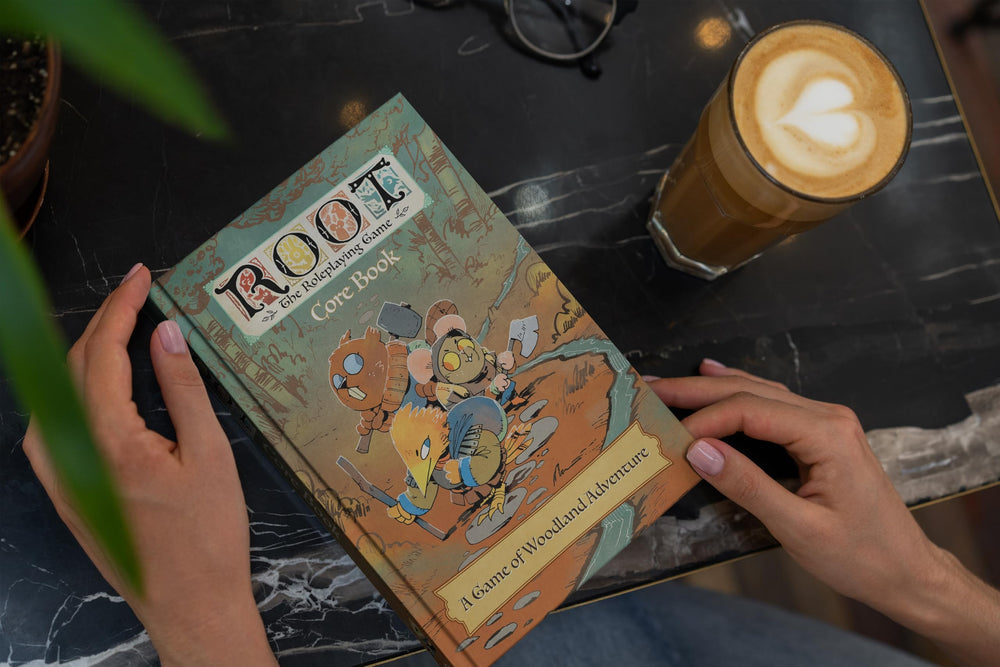 Magpie Games Root map of the Woodland highlighting adventure regions.