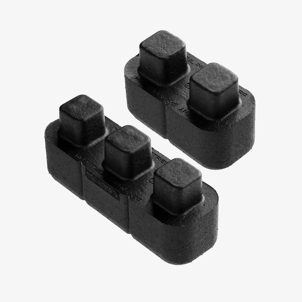 Magpul DAKA Grid triple blocks installed for modular storage.