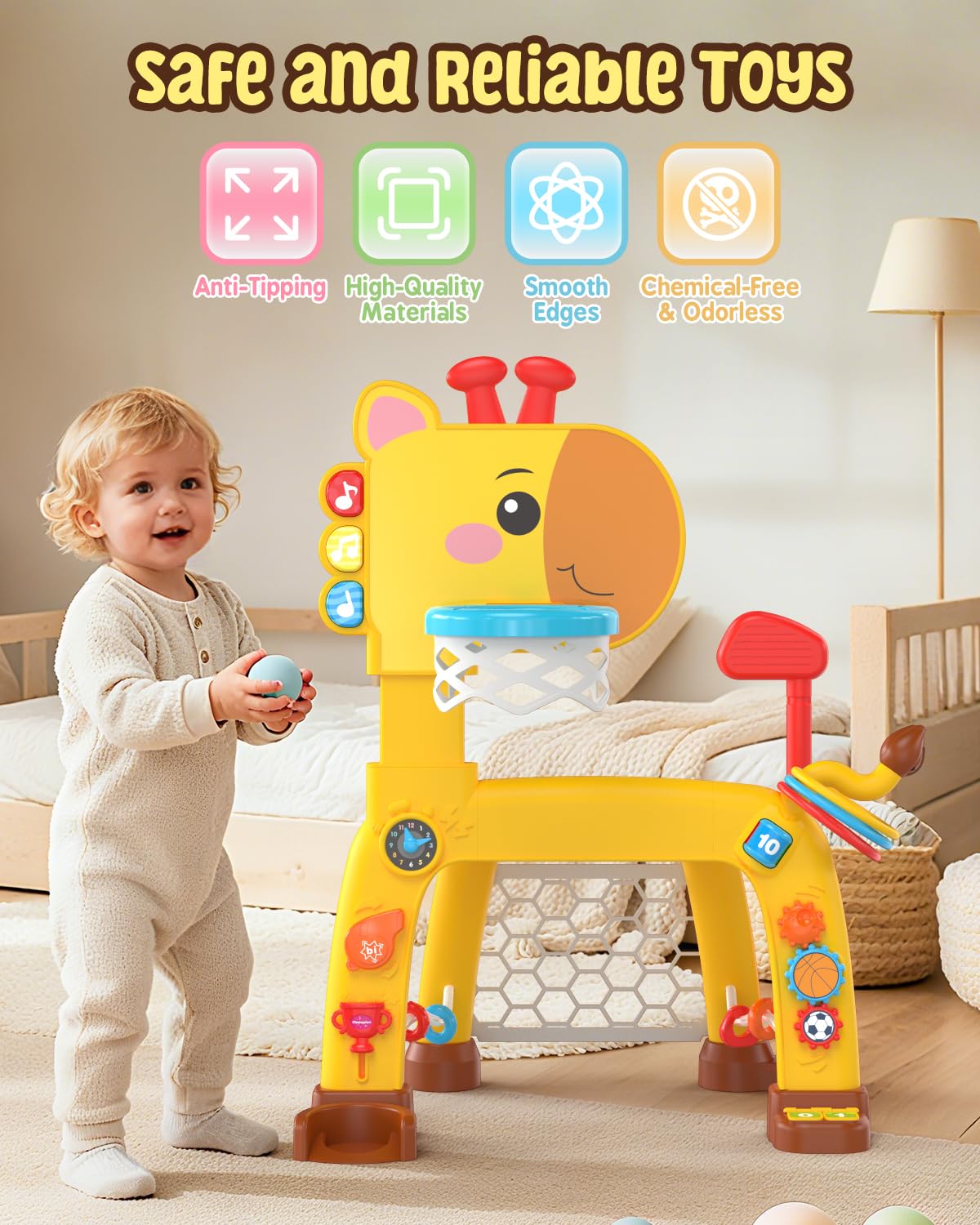 MAGTHIC LED lights and sounds enhance engagement during playtime.