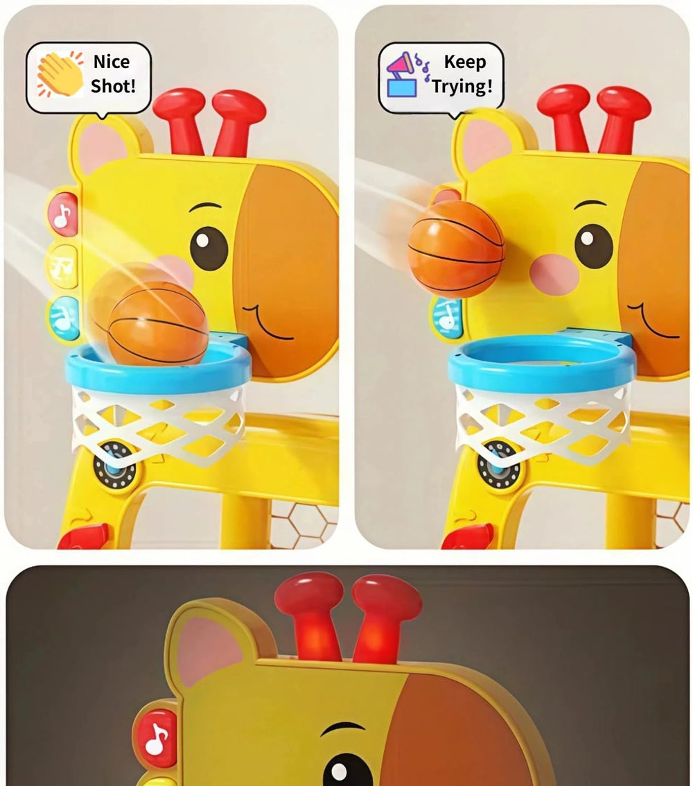 MAGTHIC ring-toss feature adds motor skills practice for toddlers.