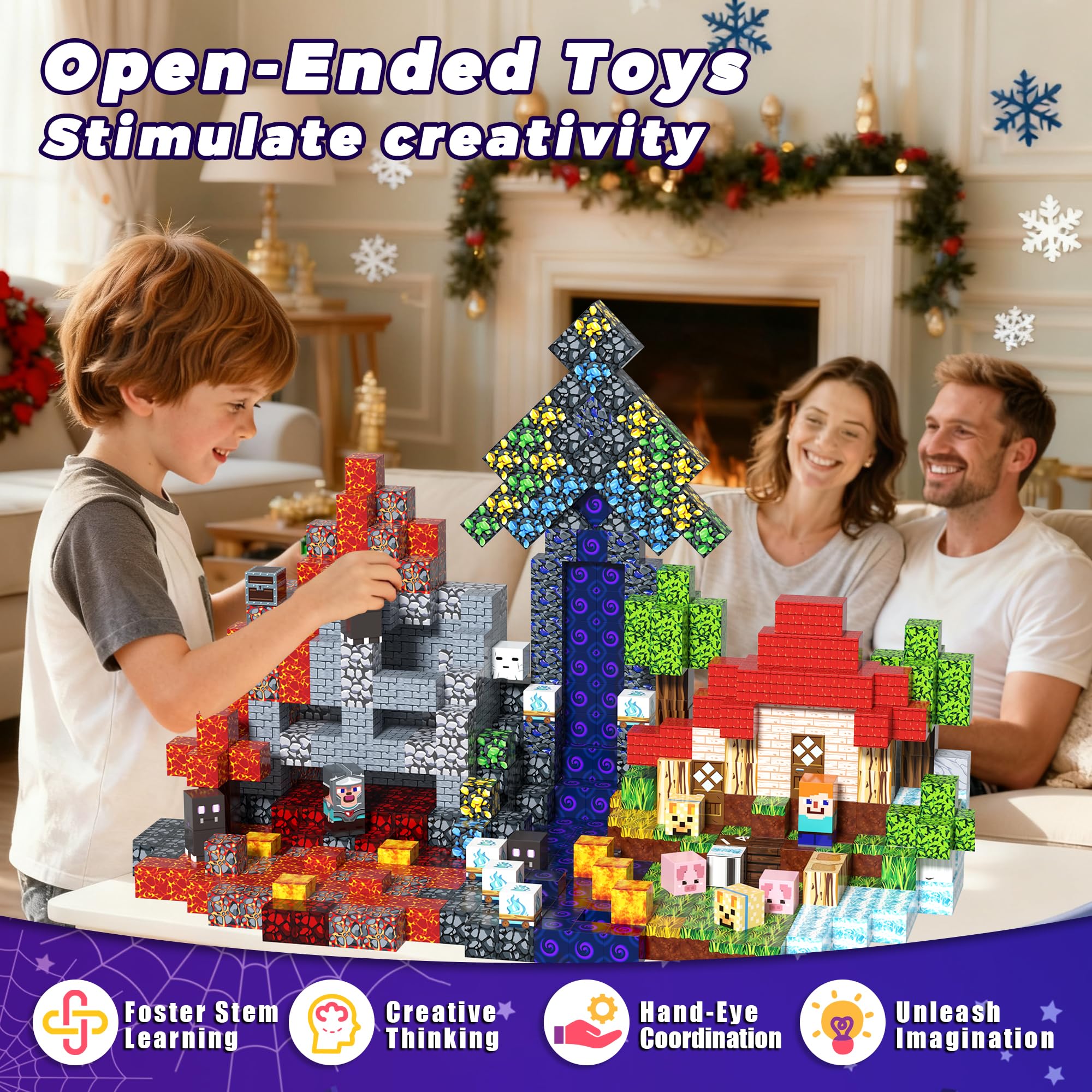 Magtocore princess castle pieces inspire themed role play and collaboration