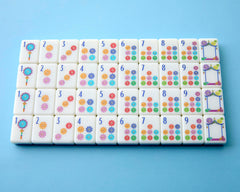 Mahjong Co Blossom set includes 160 acrylic tiles for versatile gameplay