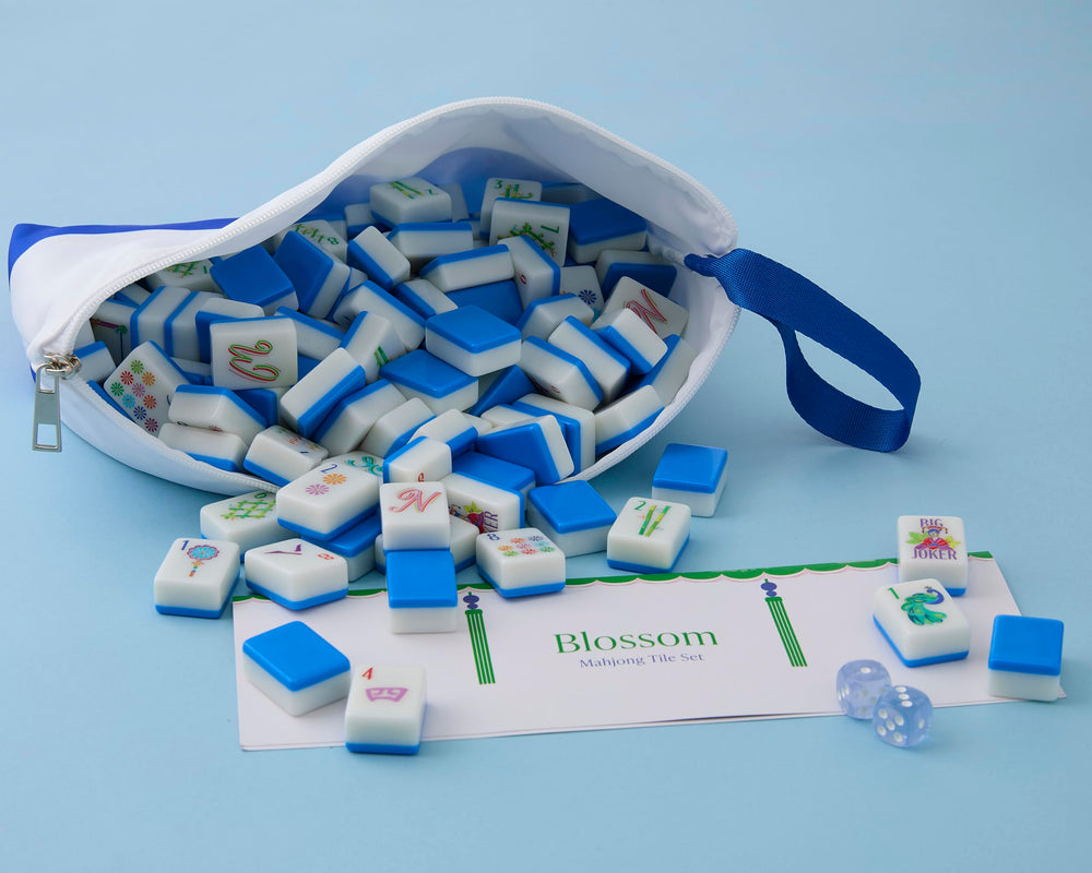 Eco-friendly recycled material used in Mahjong Co Blossom tiles