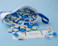 Eco-friendly recycled material used in Mahjong Co Blossom tiles