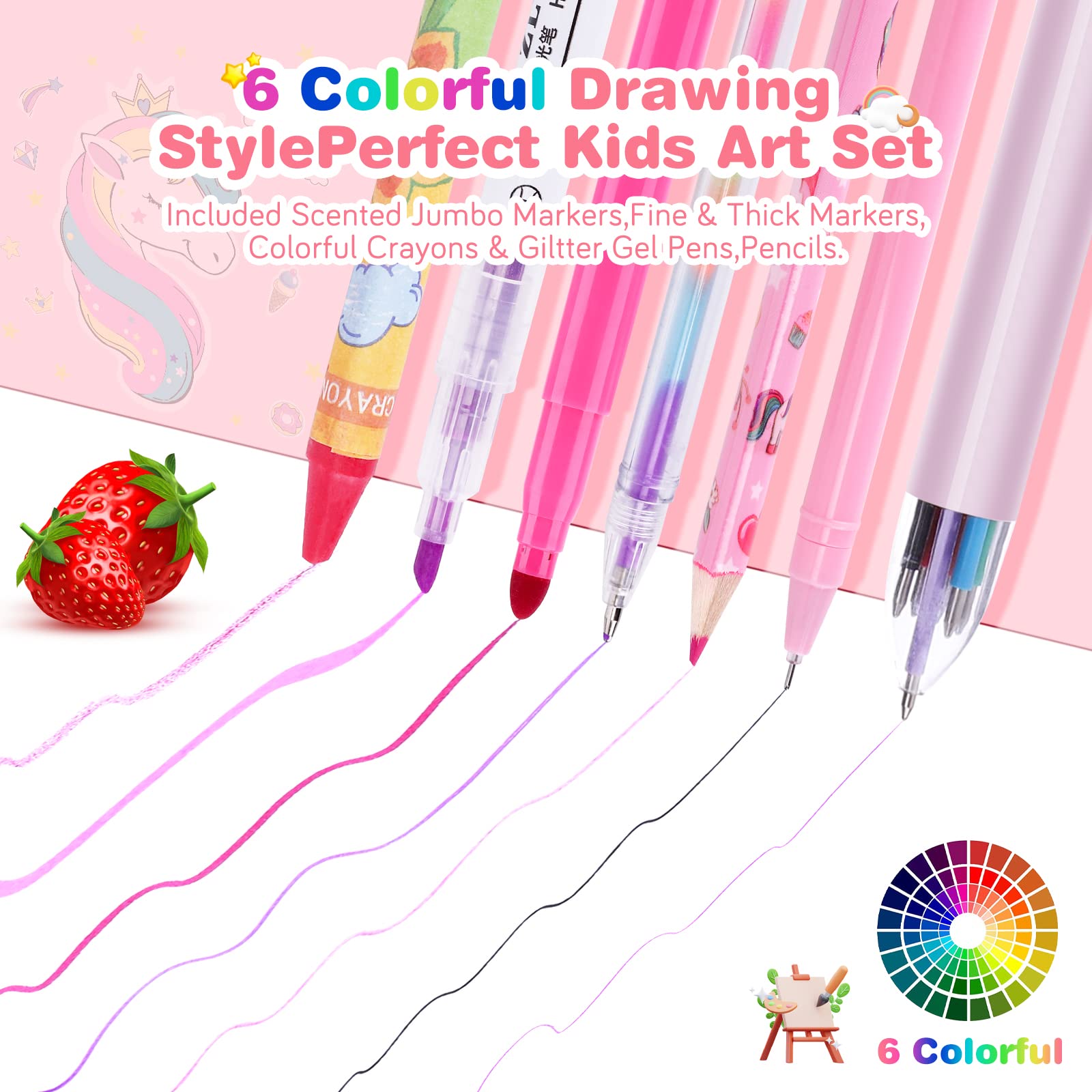 MAIGOZON safe non-toxic materials ensure gentle, worry-free art sessions.