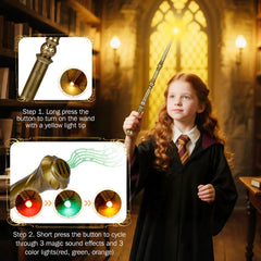 Maikoi light up magic wand control panel, easy grip for tiny hands.