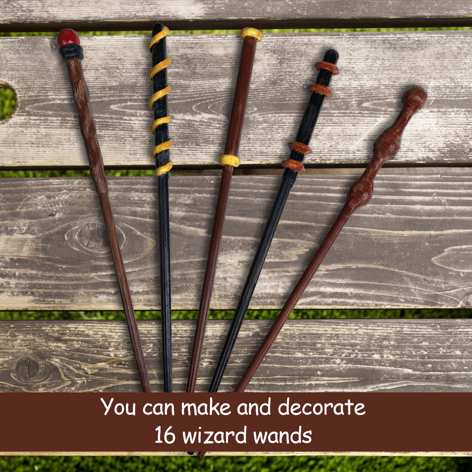 Maikoi wand paint set in five colors for personalized wand designs