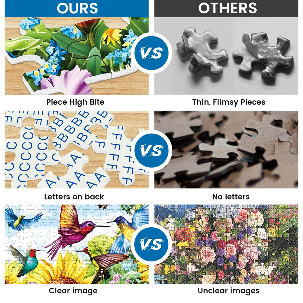 Maiqufa eco recycled cardboard puzzle supports sustainable puzzling with reduced dust