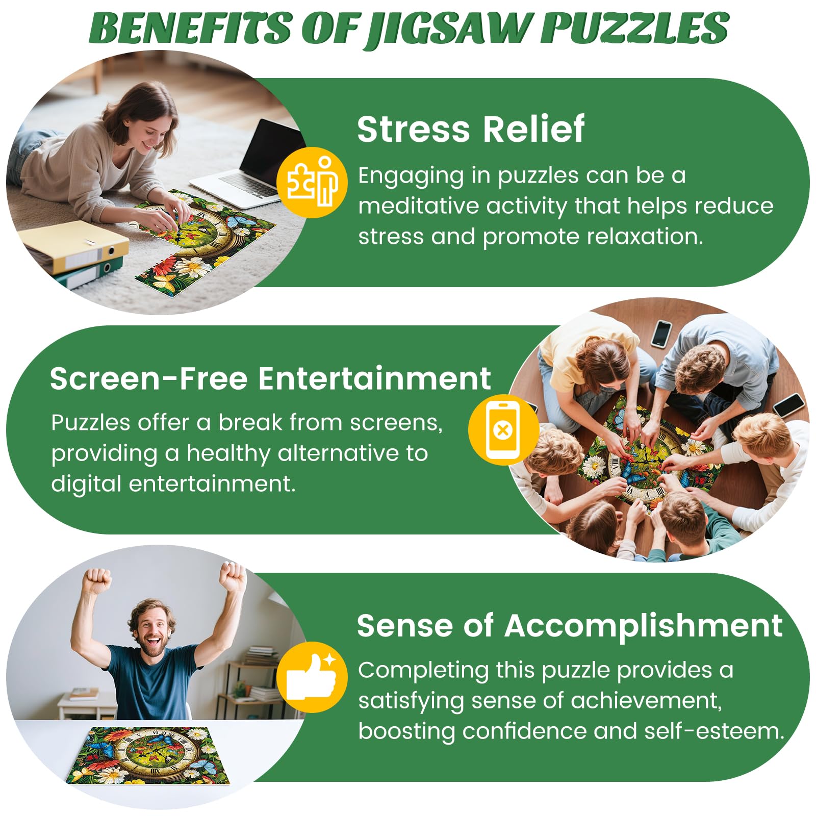 Maiqufa puzzle suitable for all ages, supporting relaxed family bonding