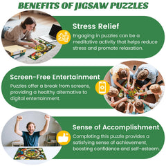 Maiqufa puzzle suitable for all ages, supporting relaxed family bonding