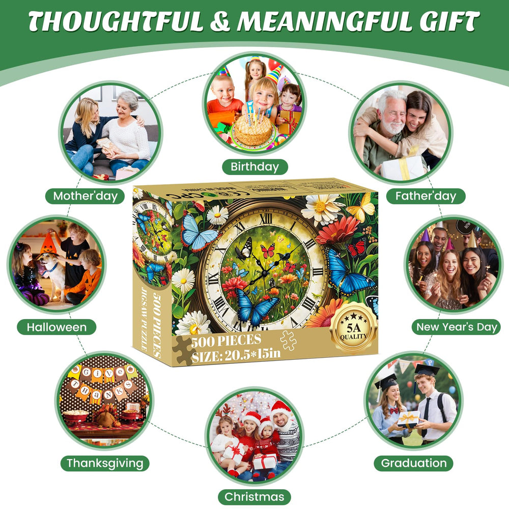 Maiqufa 500-piece puzzle as a decorative, calming home activity