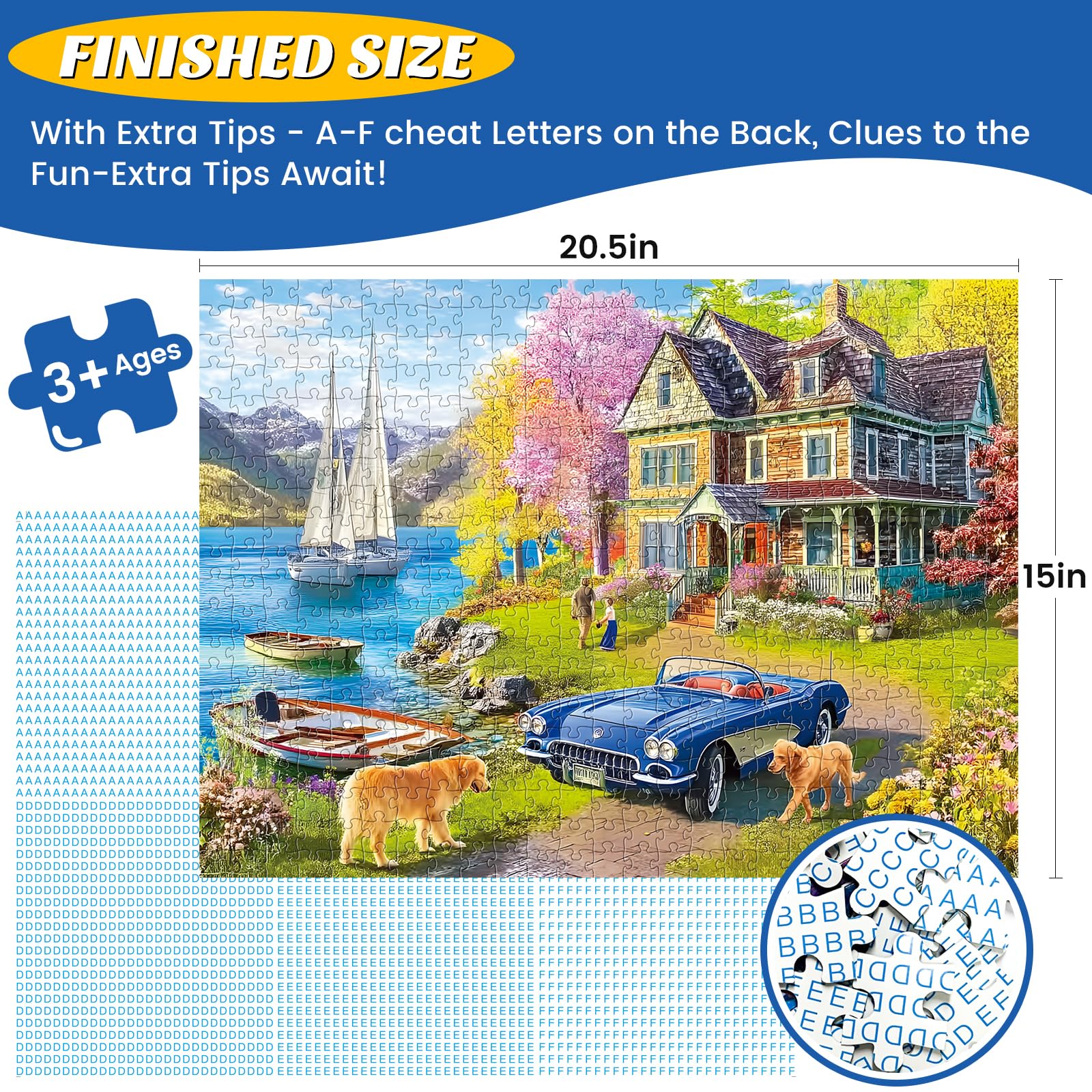 Maiqufa precision-cut puzzle ensures snug fits for smooth assembly