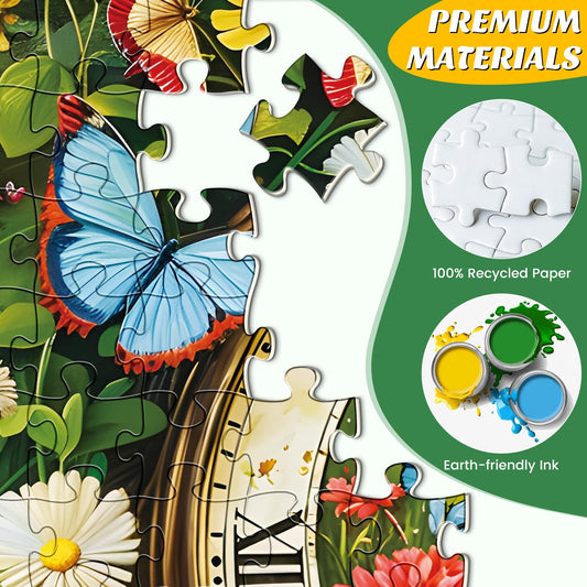 Maiqufa recycled cardboard puzzle with eco-friendly inks for vibrant images