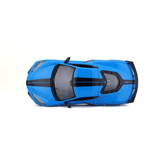 Maisto 1:18 Corvette Stingray Z51 blue display-on-shelf piece