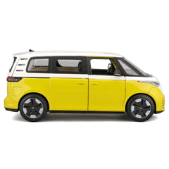 Maisto 1:24 SE VW ID. Buzz licensing stamp verifies authenticity.